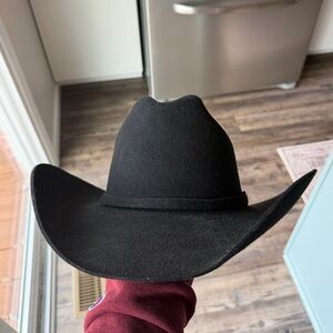 Black Felt Cowboy Hat